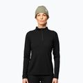 Bluză termoactivă pentru femei Devold Breeze Merino 150 Zip Neck black