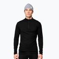 Bluză termoactivă pentru bărbați Devold Breeze Merino 150 Zip Neck black