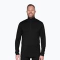 Bluză termoactivă pentru bărbați Devold Breeze Plus Merino 200 Zip Neck black