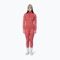 Bluză termoactivă pentru femei Devold Duo Active Merino 205 Zip Neck marsala 2