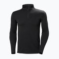 Bluză termoactivă pentru bărbați Helly Hansen Lifa Merino Midweight 1/2 Zip black