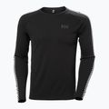 Longsleeve termoactiv pentru bărbați Helly Hansen Lifa Active Stripe Crew black 4