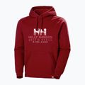 Bluză cu glugă pentru bărbați Helly Hansen Arctic Ocean Hoodie maroon 30361_215 5