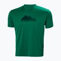 Cămașă de trekking pentru bărbați Helly Hansen HH Tech Graphic 486 verde 63088 4