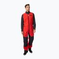 Pantaloni bărbătești de navigație Helly Hansen Aegir Race Salopette 2.0 alert red