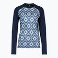Bluză termică damă Helly Hansen Lifa Merino Midweight Graphic Crew navy star pixel 5