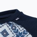 Bluză termică damă Helly Hansen Lifa Merino Midweight Graphic Crew navy star pixel 8