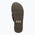 Papuci pentru bărbați Helly Hansen Seasand 2 Leather Sandals espresso / fallen rock / c 4