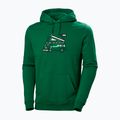 Tricou de trekking pentru bărbați Helly Hansen F2F F2F Hoodie din bumbac organic malachite 4