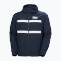 Jachetă de navigație pentru bărbați Helly Hansen Salt Striped Windbreaker navy 5