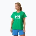 Tricou pentru femei Helly Hansen Logo 2.0 bright green