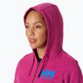 Bluză pentru femei  Helly Hansen HH Logo Full Zip Hoodie 2.0 magenta 2.0 3