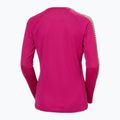 Bluză termică damă Helly Hansen Lifa Active Stripe Crew magenta 2.0 5