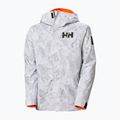 Geacă de schi pentru bărbați Helly Hansen Ullr D Shell Graphic grey fog snow camo aop 10