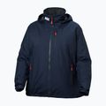 Geacă de navigație pentru femei Helly Hansen Crew Hooded Midlayer Plus 2.0 navy 9
