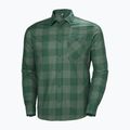Cămașă pentru bărbați Helly Hansen Aker Flannel LS jungle green buffalo plaid 5