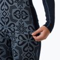 Bluză termică damă Helly Hansen Lifa Merino Midweight Graphic Crew navy nordic rose aop 4