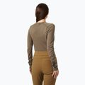 Longsleeve termoactiv pentru femei  Helly Hansen Lifa Merino Midweight Graphic Crew sepia houndstooth aop 2