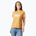 Tricou pentru femei Helly Hansen Logo 3.0 sand