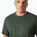 Tricou pentru bărbați Helly Hansen Box T 2.0 jungle green 3