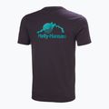 Tricou pentru bărbați Helly Hansen Nord Graphic black grape 5