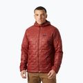 Geacă hibridă pentru bărbați Helly Hansen Lifaloft Hooded Insulator mars red