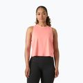 Tricou pentru femei  Helly Hansen Ocean Cropped Tank Top coral almond