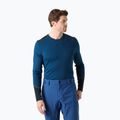 Bluză termoactivă pentru bărbați Helly Hansen Lifa Merino Midweight Crew dark blue