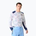 Bluză termoactivă pentru bărbați Helly Hansen Lifa Active white slope map aop