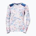 Bluză termoactivă pentru femei Helly Hansen Lifa Active white slope map aop 5