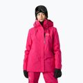 Geacă de schi pentru femei Helly Hansen Powshot cranberry
