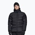Geacă cu puf pentru bărbați NORRONA Falketind Down 750 Zip Hood caviar black