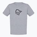 Tricou pentru bărbați NORRONA Cotton Viking grey melange/caviar 4