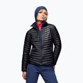 Geacă cu puf pentru femei NORRONA Trollveggen Down800 Super Light caviar black