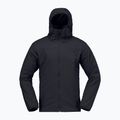 Geacă izolată pentru bărbați NORRONA Femund Thermo60 Zip Hood caviar black