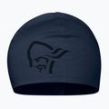 Căciulă de iarnă NORRONA PureUll 180 Beanie indigo night