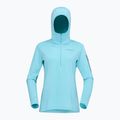 Bluză de trekking pentru femei NORRONA Falketind Warm1 Hood aqua haze/trooper 5