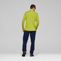 Bluză de trekking pentru bărbați NORRONA Femund Warm1 Zip Neck golden lime/olive night 3