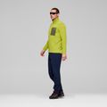 Bluză de trekking pentru bărbați NORRONA Femund Warm1 Zip Neck golden lime/olive night 4