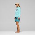 Bluză de trekking pentru femei NORRONA Femund Warm1 Zip Neck aqua haze/trooper 4