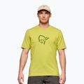 Tricou pentru bărbați NORRONA Cotton Viking golden lime