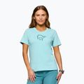 Tricou pentru femei NORRONA Cotton Viking aqua haze