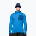 Bluză de trekking pentru bărbați NORRONA Falketind Warm1 Hood brilliant blue/dark blue