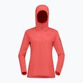Bluză de trekking pentru femei NORRONA Falketind Warm1 Hood deep sea coral/baked apple 5