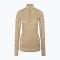 Bluză termoactivă pentru femei KARI TRAA Smekker Half Zip mocha 3