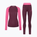 Set de lenjerie termoactivă pentru femei KARI TRAA Kaia wine 7