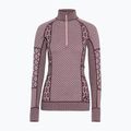 Bluză termoactivă pentru femei KARI TRAA Smekker Half Zip cocoa powder 4