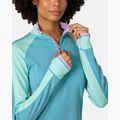 Bluză termoactivă pentru femei KARI TRAA Mila Half Zip blue lagoon 5
