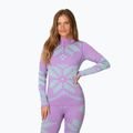 Bluză termoactivă pentru femei KARI TRAA Faith Half Zip violet