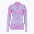 Bluză termoactivă pentru femei KARI TRAA Faith Half Zip violet 4
